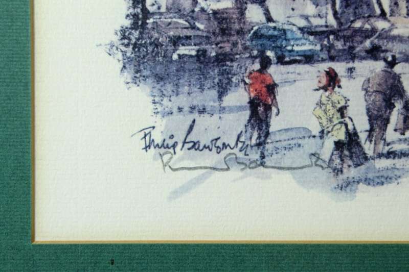 Phillip Bauwcombe - The Langam Hotel - Signed print - A little treasure! Bid now!