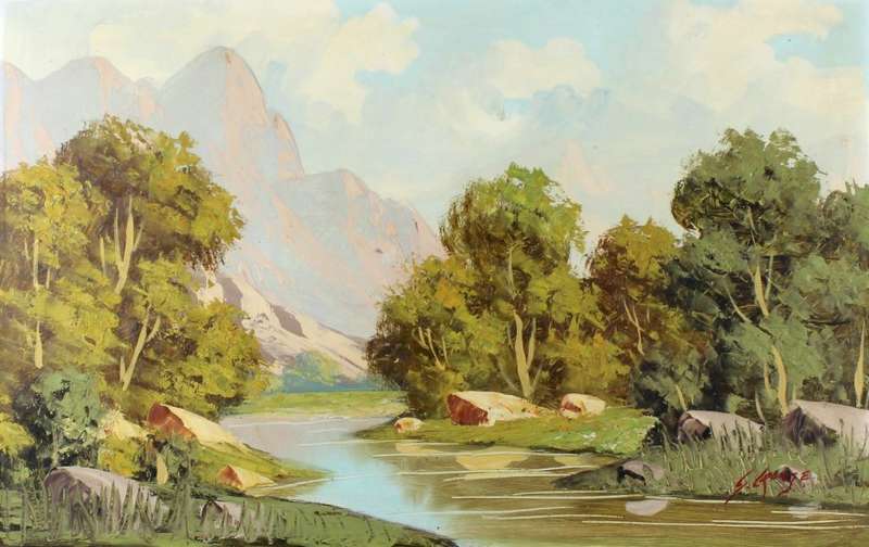 Gawie Cronje - Landscape - A beautiful piece of artwork! - Low price, act fast and bid now!