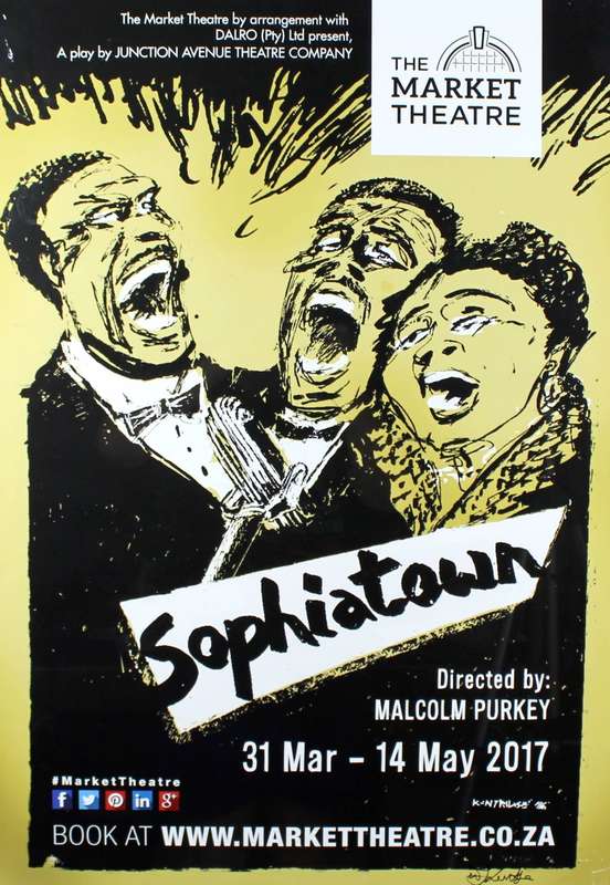 William Kentridge - Sophiatown - signed litho poster