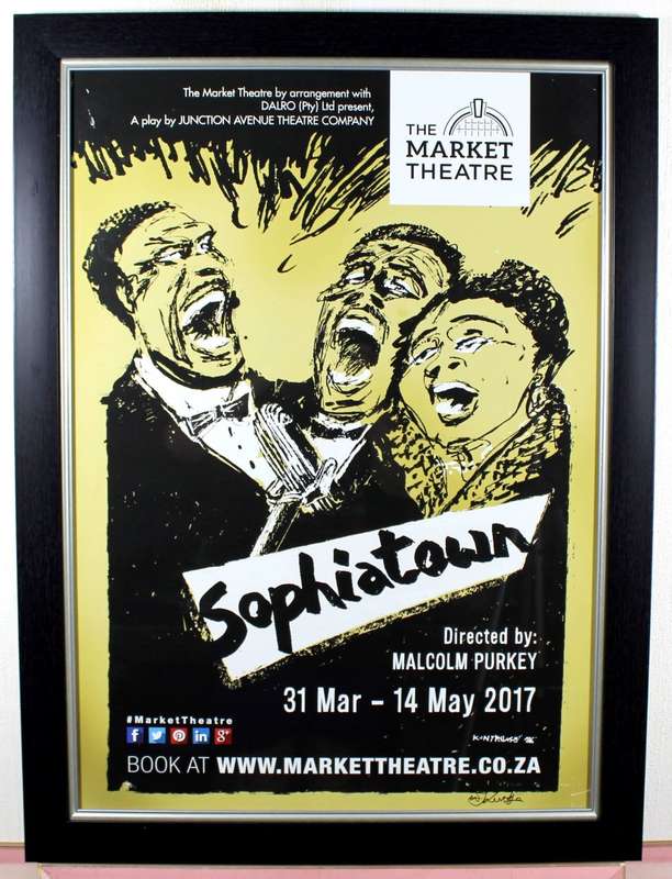 William Kentridge - Sophiatown - signed litho poster