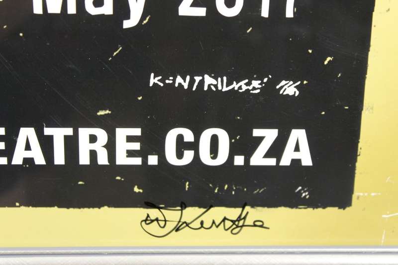 William Kentridge - Sophiatown - signed litho poster