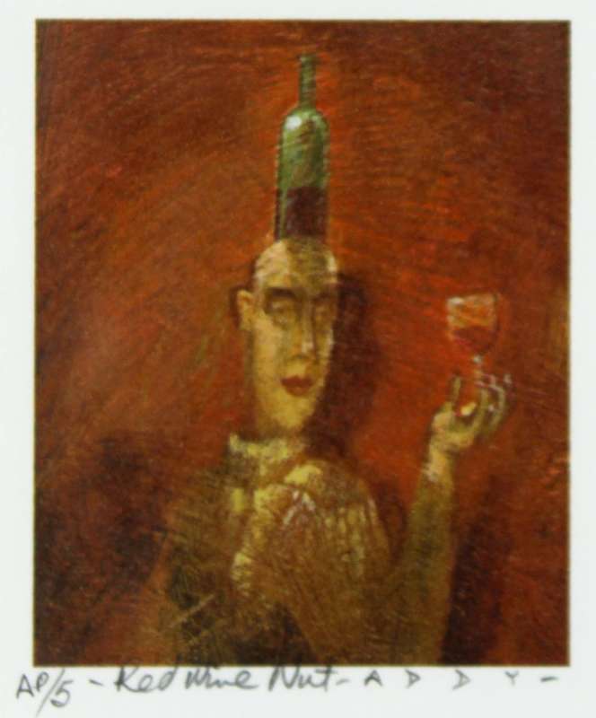 Simon Addy - Red Wine Nut - A limited edition print - With COA