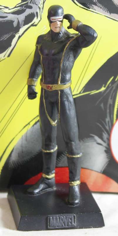 Classic Marvel collection - lead, hand painted figurine with book - Cyclops