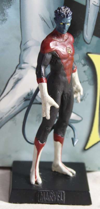 Classic Marvel collection - lead, hand painted figurine with book - Nightcrawler