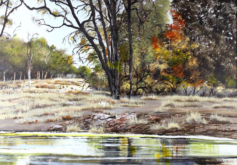 Faan Grobler - River scene