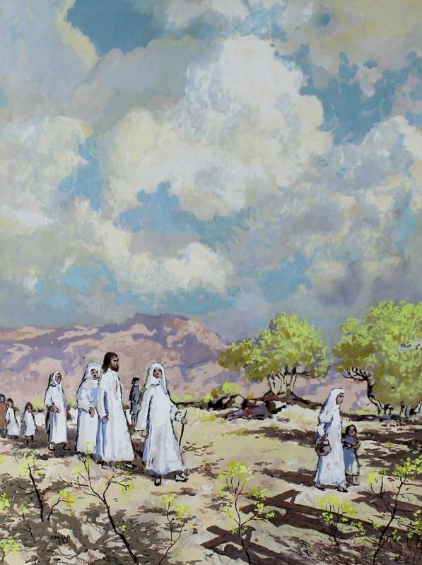 Johan Engela - Klaagliedere1:12 - Raak dit julle nie - A beautiful painting! Bid now!!