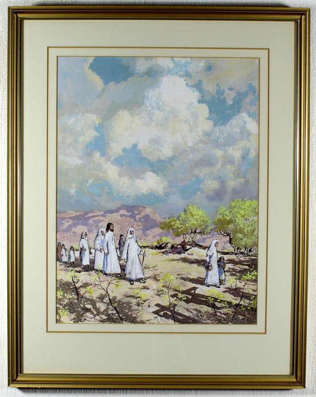 Johan Engela - Klaagliedere1:12 - Raak dit julle nie - A beautiful painting! Bid now!!
