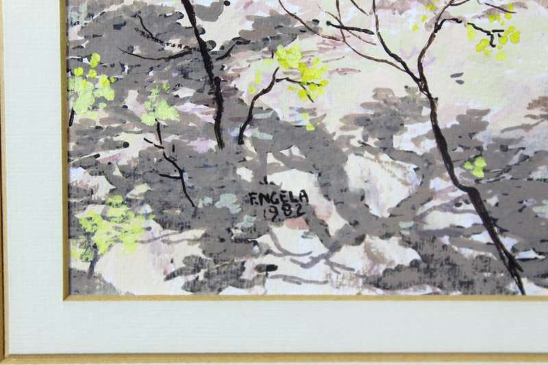 Johan Engela - Klaagliedere1:12 - Raak dit julle nie - A beautiful painting! Bid now!!