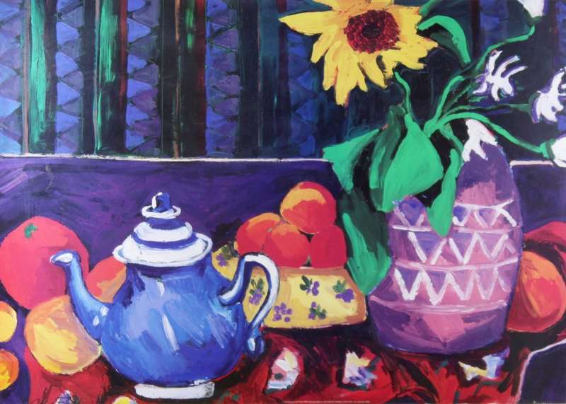 Very large still life print