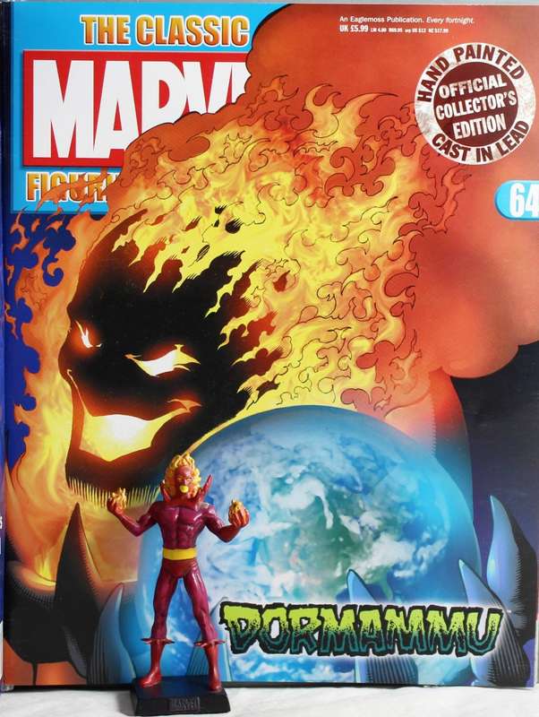 Classic Marvel Collection - Lead, hand painted figurine with book - Dormammu - #64