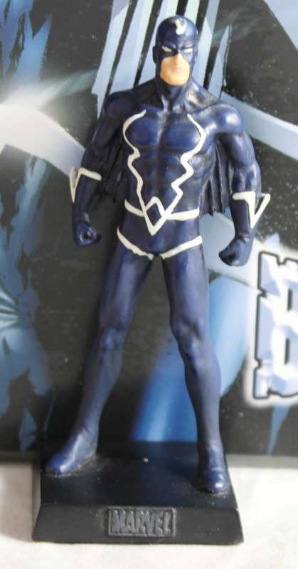 Classic Marvel collection - lead, hand painted figurine with book - Black Bolt