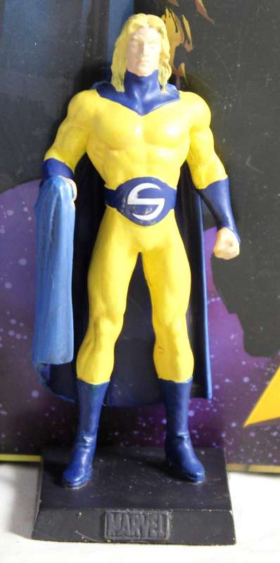 Classic Marvel collection - lead, hand painted figurine with book - the Sentry