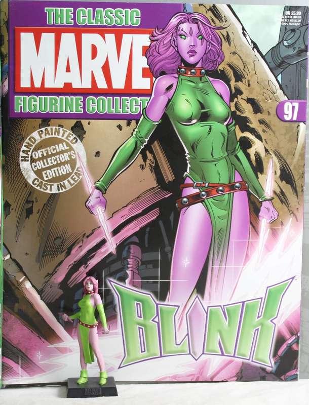Classic Marvel Collection - Lead, hand painted figurine with book - Blink #97