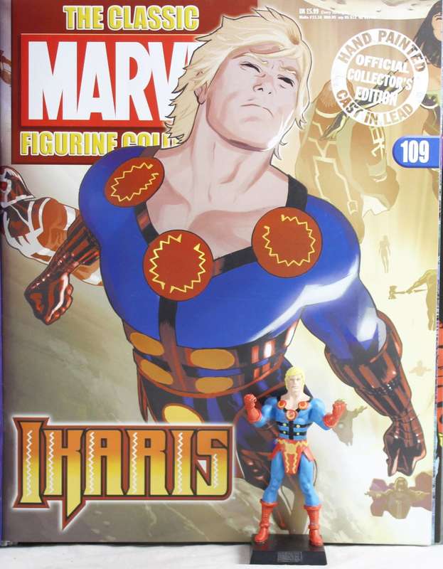Classic Marvel Collection - Lead, hand painted figurine with book - Ikaris - #109