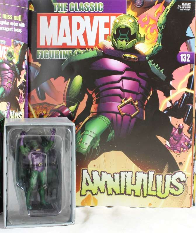 Classic Marvel Collection - Lead, hand painted figurine with book - Annihilus - #132