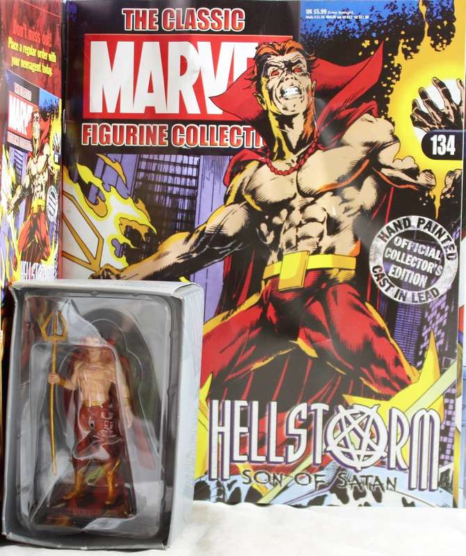 Classic Marvel Collection - Lead, hand painted figurine with book - Son of Satan - #134
