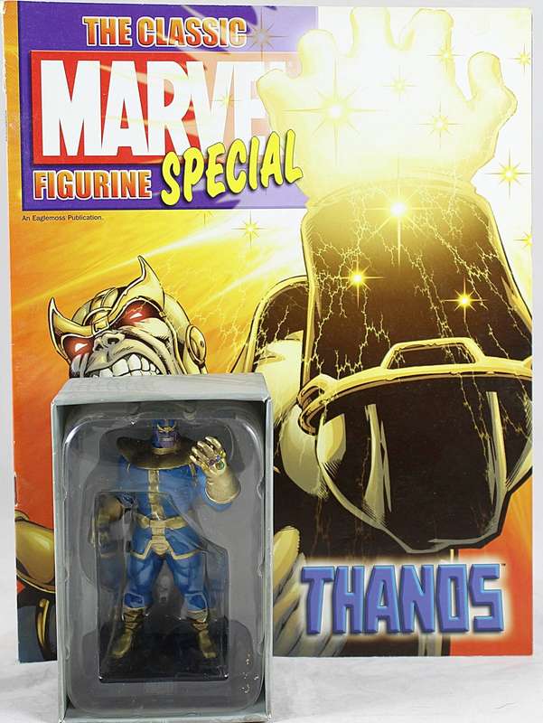 Classic Marvel Collection-Lead, hand painted figurine with book-Special Edition- Thanos - #203