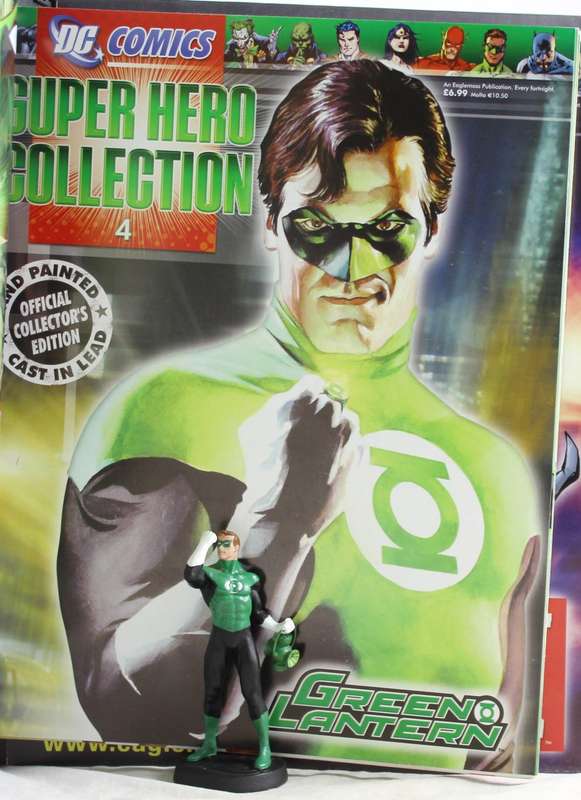 DC Comics - Lead, hand painted figurine with book - Green Lantern - #4 - Bid Now!