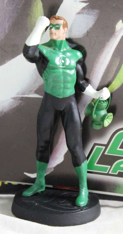 DC Comics - Lead, hand painted figurine with book - Green Lantern - #4 - Bid Now!