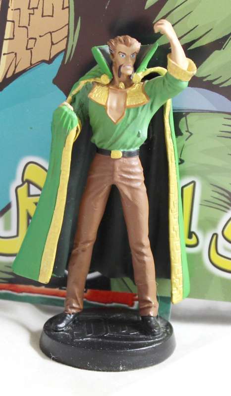 DC comics - lead, hand painted figurine with book - Ra`s al Ghul #10