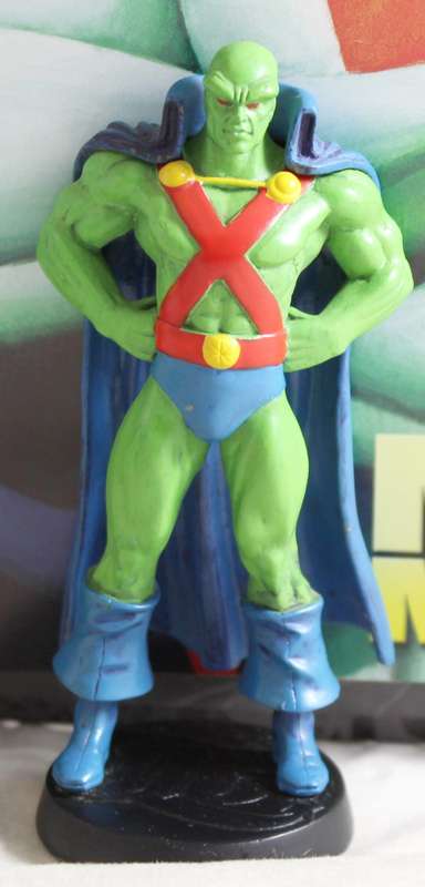 DC Comics - Lead, hand painted figurine with book - Martian Manhunter - #18