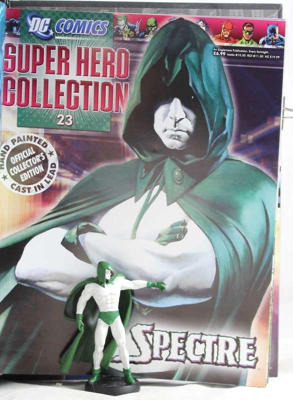DC comics - lead, hand painted figurine with book - Spectre #23