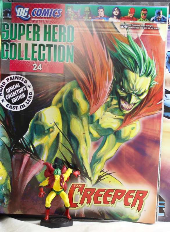 DC comics - lead, hand painted figurine with book - Creeper #24