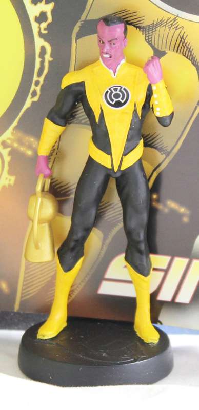 DC Comics - Lead, hand painted figurine with book - Sinestro - #28 - Bid Now!