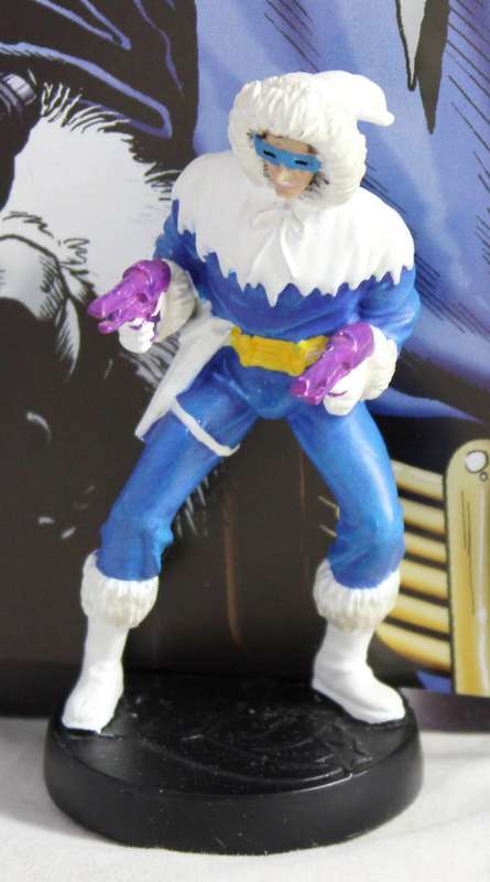 DC comics - lead, hand painted figurine with book - Captain Cold #30