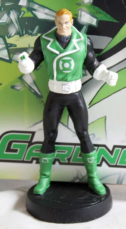 DC comics - lead, hand painted figurine with book - Guy Gardner #38