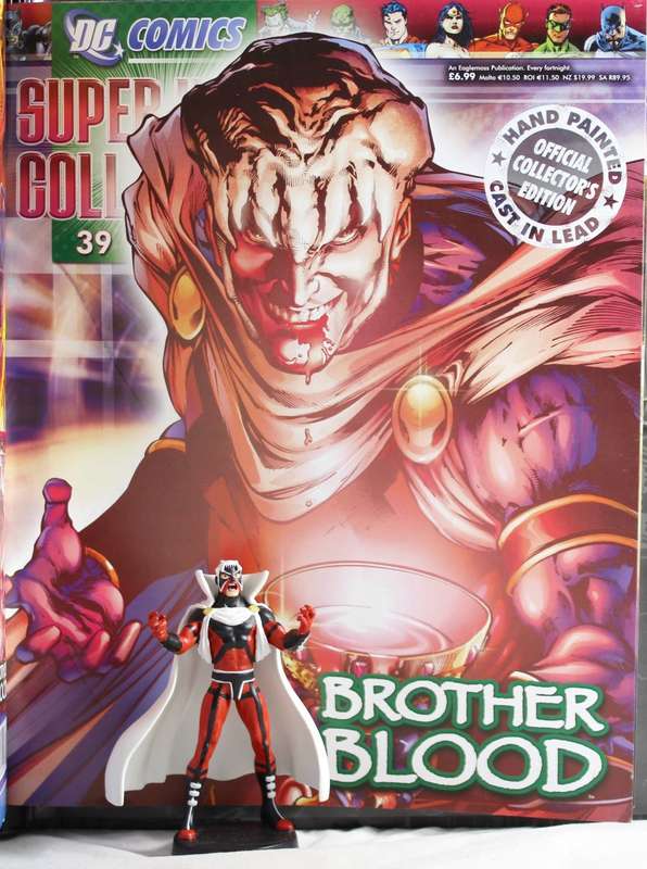 DC comics - lead, hand painted figurine with book - Brother Blood #39