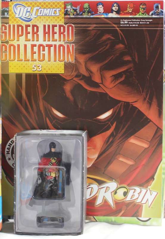 DC comics - lead, hand painted figurine with book - Red Robin #53