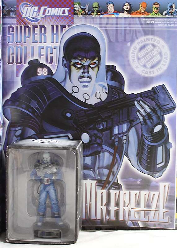 DC Comics - Lead, hand painted figurine with book - Mr.Freeze - #58 - Bid Now!