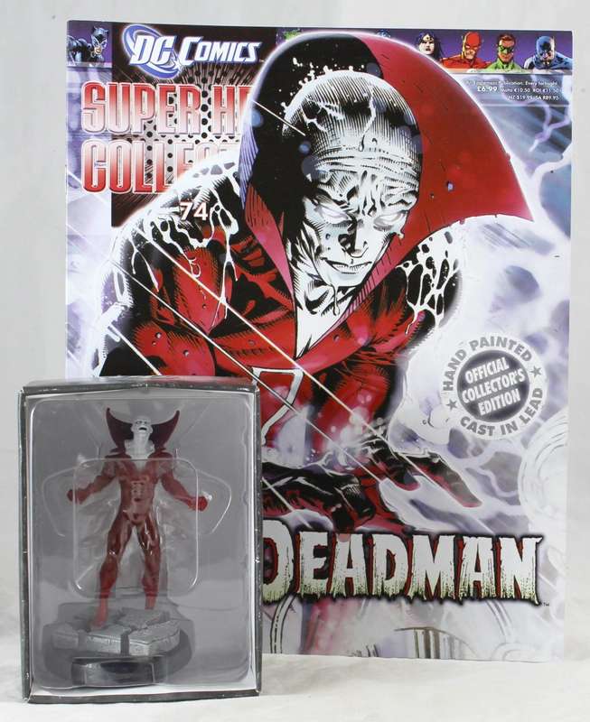 DC comics - lead, hand painted figurine with book - Deadman #74