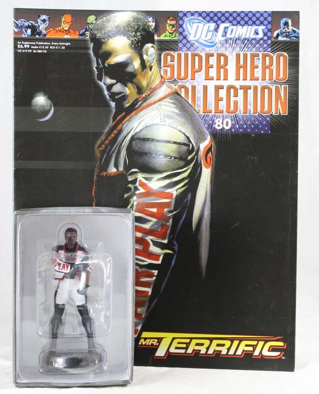 DC Comics - Lead, hand painted figurine with book - Mister Terrific #80