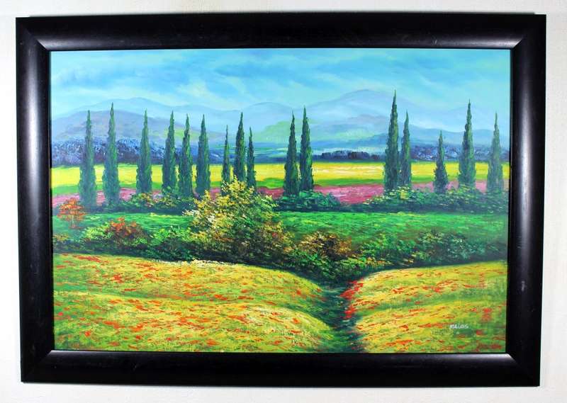 Melag - Colorful landscape with tall trees