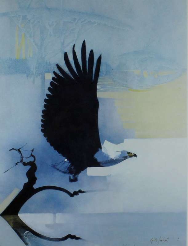 Keith Joubert - Limited edition lithoprint -  African Fish Eagle
