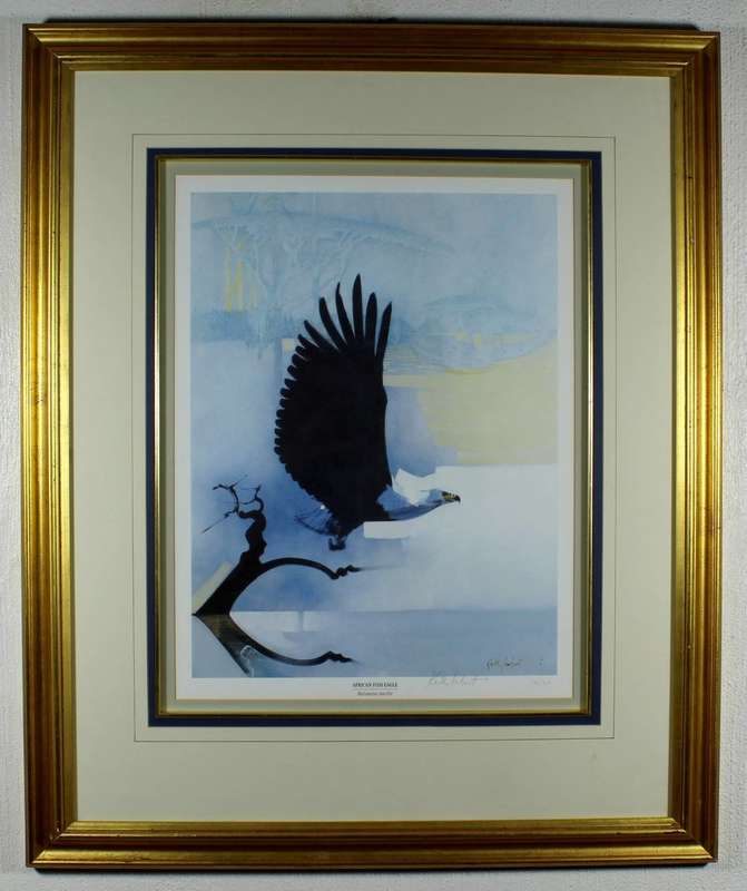 Keith Joubert - Limited edition lithoprint -  African Fish Eagle