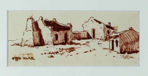 Otto Klar - Cape cottages in a rural settlement - Bid now!