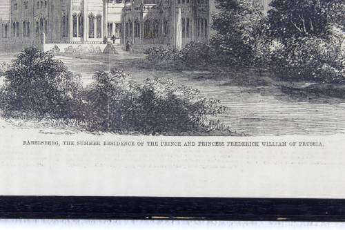 Arundel Castle and Babelsberg - Two prints