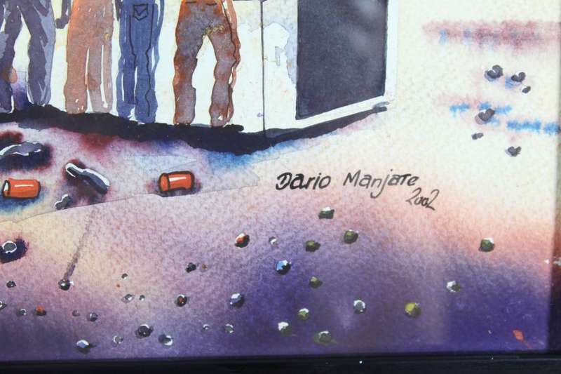 Dario Manjate - Township scene