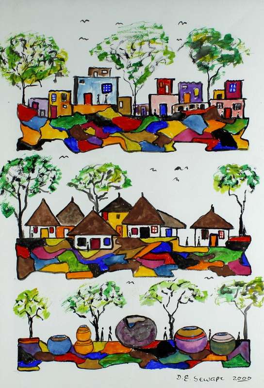 DE Sewape - Three rural scenes