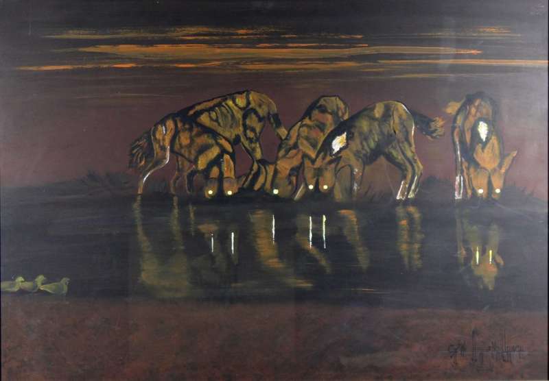 Caswell Mahlangu - The hunters - Wild dogs