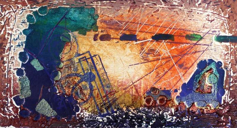 David Dodsworth - Nasca II - Embossed hand made paper