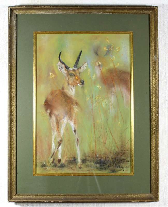 JD Adayar - Buck in the tall grass