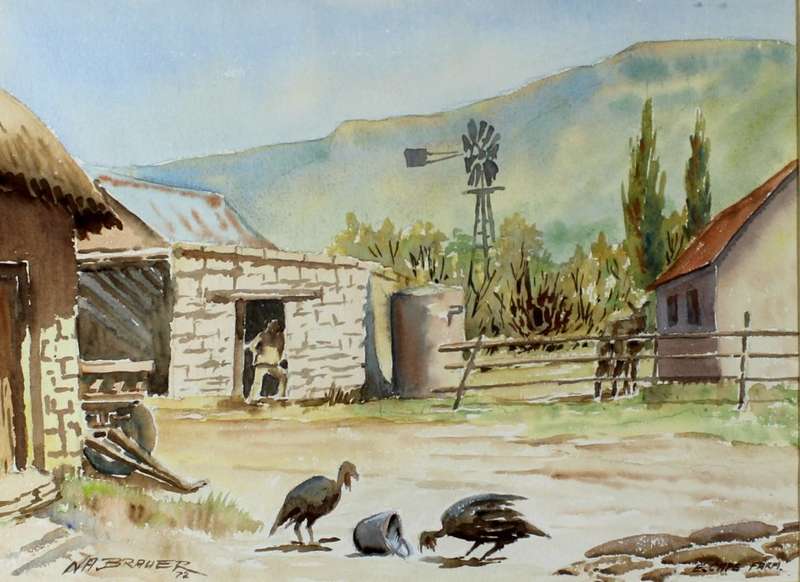 NA Brauer - Eastern Cape farm scene