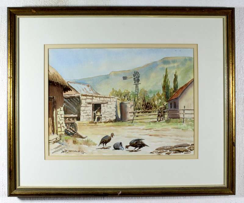 NA Brauer - Eastern Cape farm scene