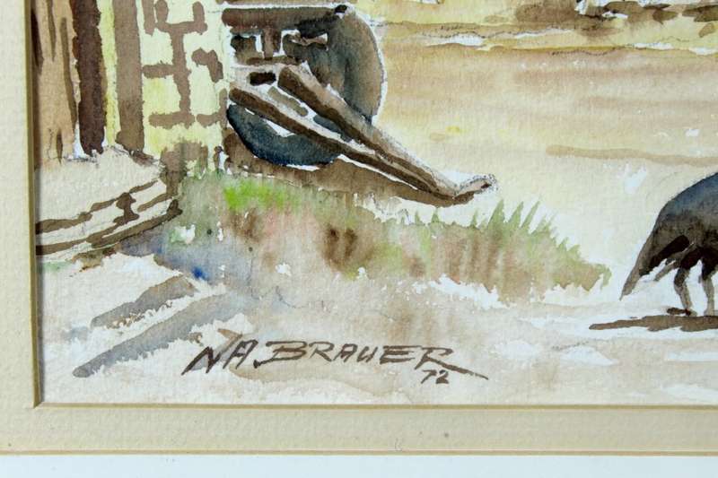 NA Brauer - Eastern Cape farm scene