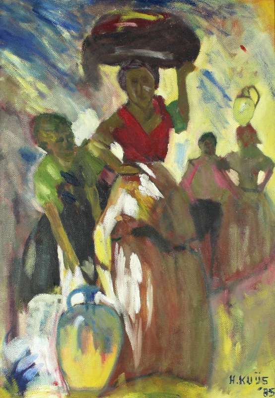 H Kuijs - The washwoman
