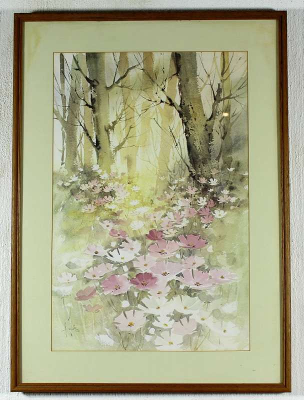 Whallace Hulley - Cosmos and trees
